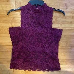 Violet Lace Top from GUESS
